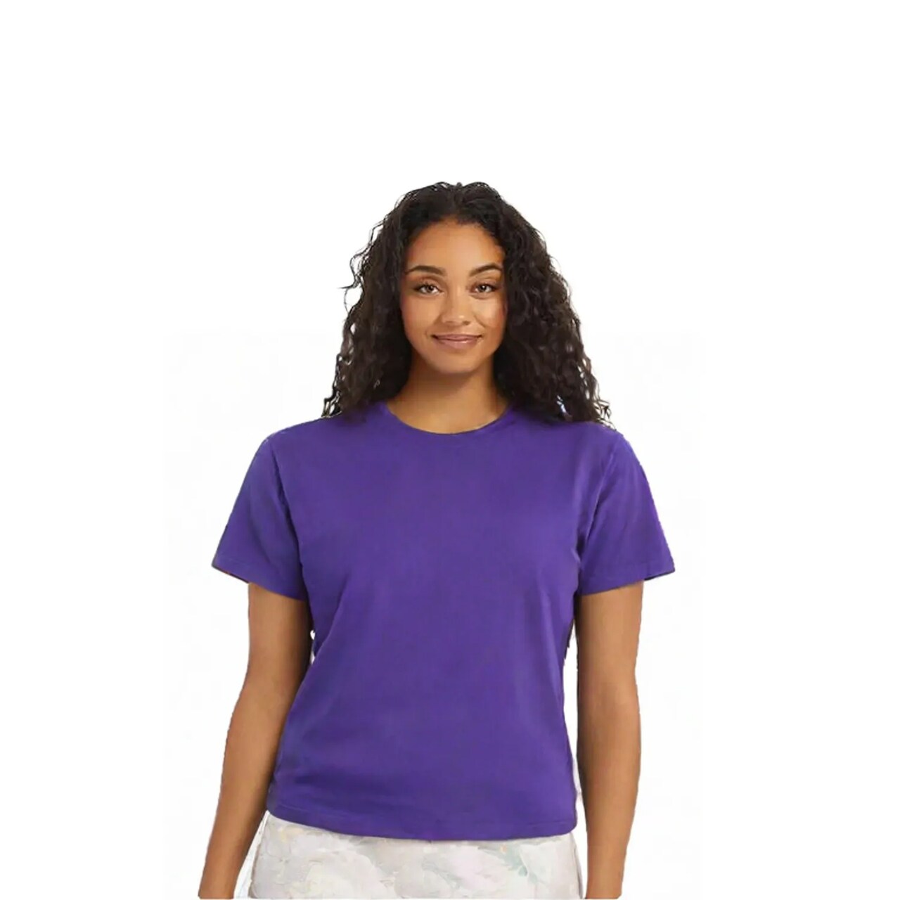 Hanes Pre Shrunk Eco Smart Unisex Cotton Basic Crewneck Tee For Layering Outfits